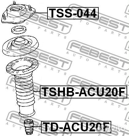 Пыльник переднего амортизатора