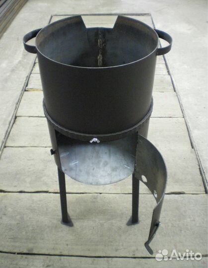 Походная печь под казан
