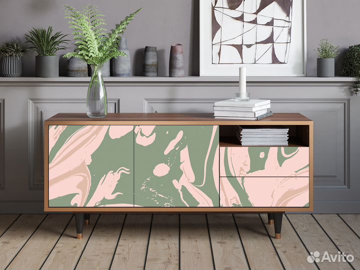 Тв-тумба T7 - Орех - Aquarelle