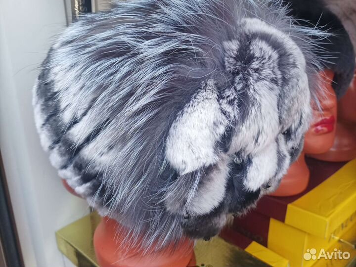 Шапка из шиншиллы, идёт всем