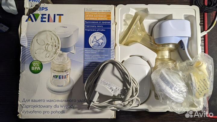 Молокоотсос Phillips avent электрический + ручной