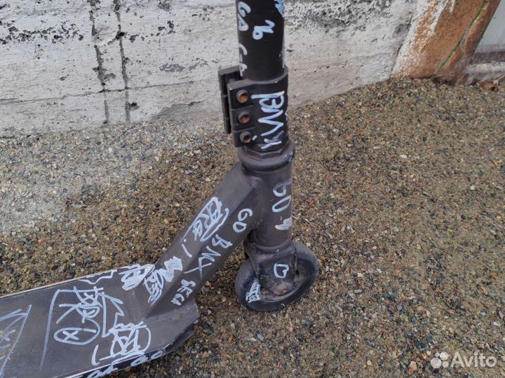 Трюковой самокат reaction stunt 1.0 100мм