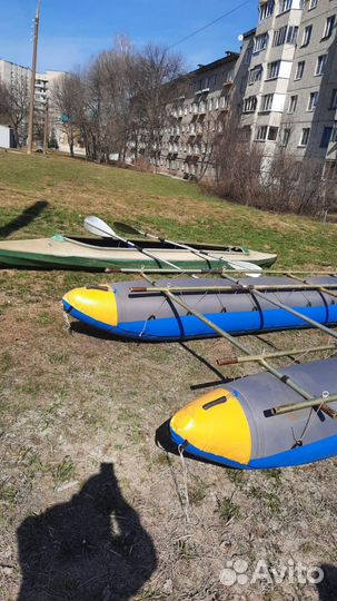 Катамаран Baseg 4, раскладушка