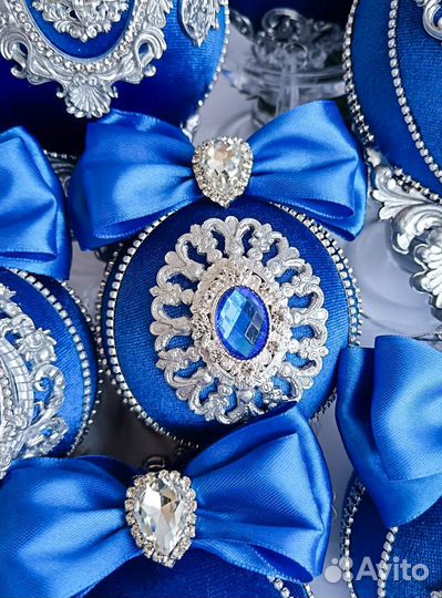 Елочные игрушки ручной работы