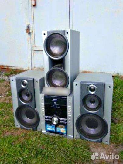 Музыкальный центр Panasonic с Саб и Jvc в отличн