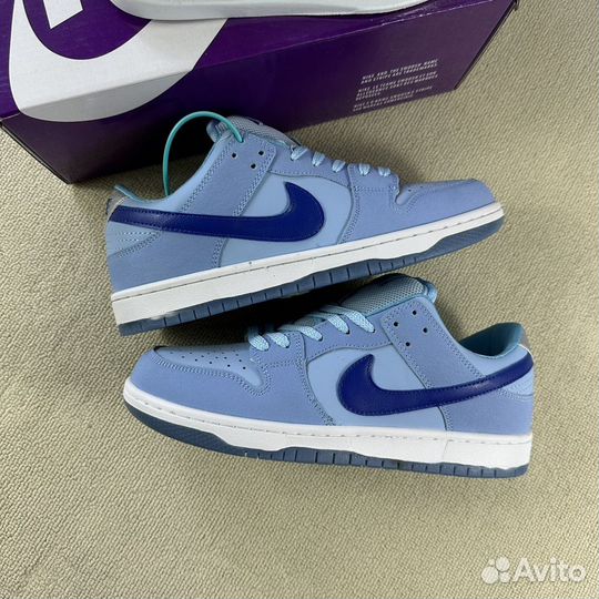 Кроссовки под заказ Nike Dunk Low SB Blue Fury