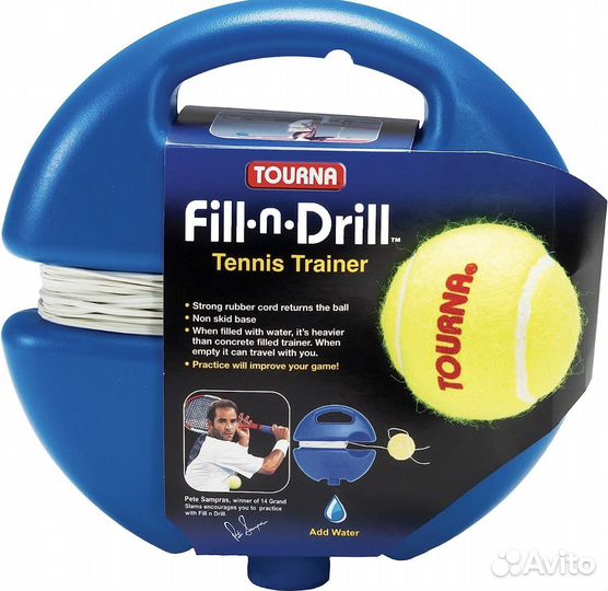 Тренажер Tourna Fill&Drill (мяч на резинке)