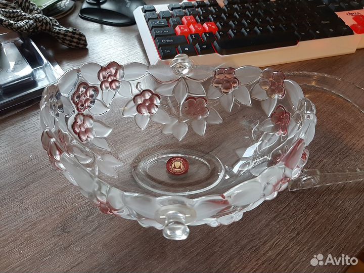 Ваза-корзина стекло Walterglas Германия