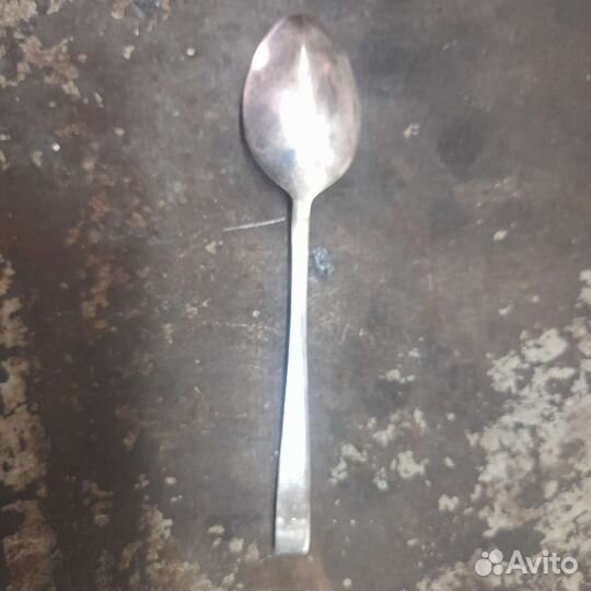 Чайная мельхиоровая ложка