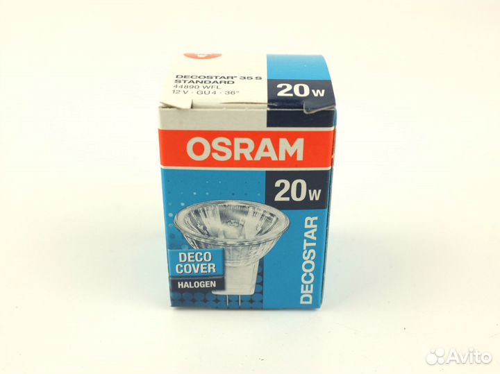 Галогенная лампа Osram Decostar 35 12V GU4 20W