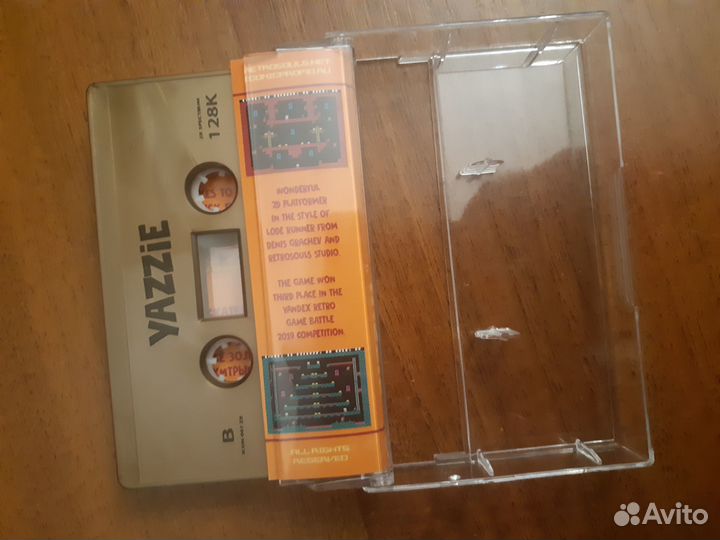 Кассета с игрой Yazzie для ZX Spectrum