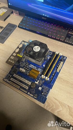 Комплект Am 2+ Am3 плата/процессор/оперативка