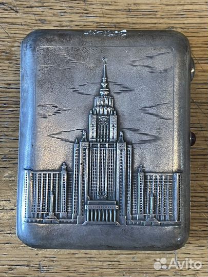 Портсигар серебро СССР