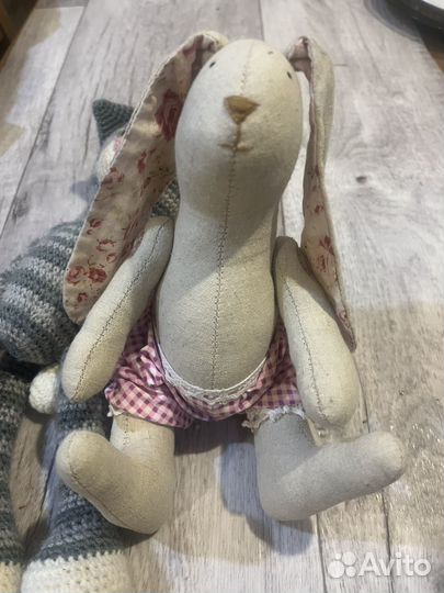 Игрушки ручной работы заяц тильда