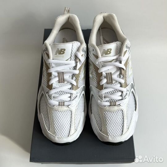 New Balance 530 White Stoneware MR530RD gold white