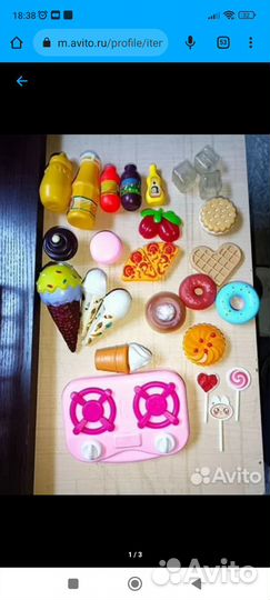 Игрушечные продукты