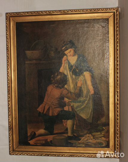 Хиллестрем – Разбитая посуда репродукция.ссср