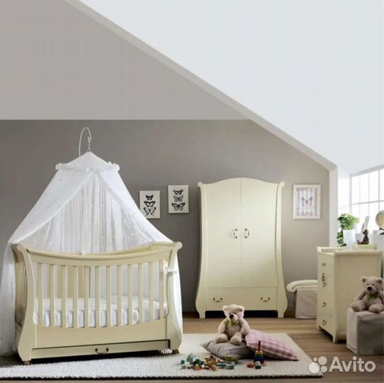 Детская кроватка Pali Tulip массив бука