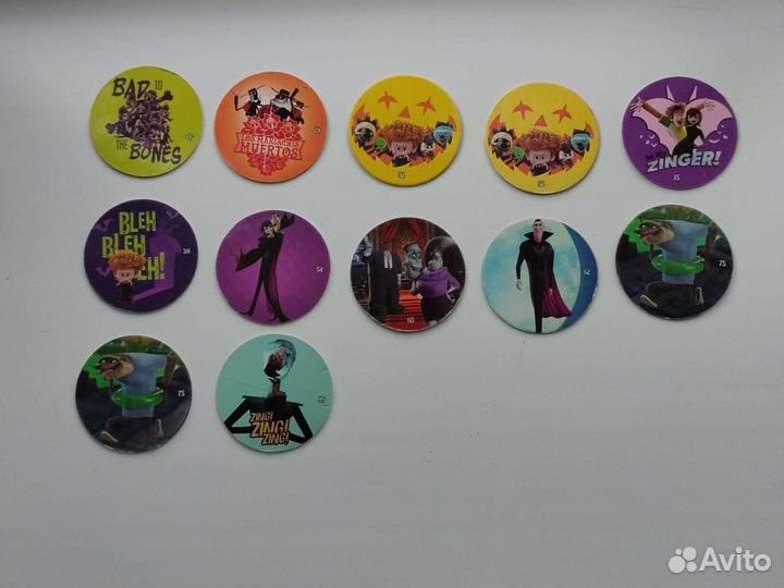 Фишки чипикао миньоны монстры драконы эмодзи