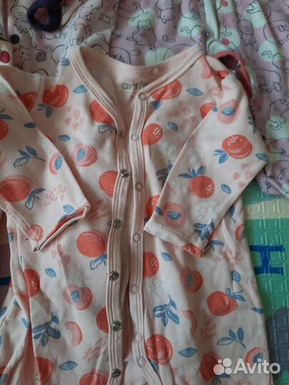 Комбинезоны слипы для девочки 68-74