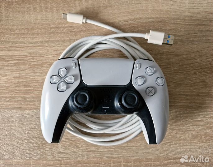 DualSense Белый 3 Геймпад Sony PS5 Оригина б/у
