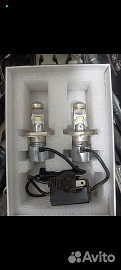 Светодиодные лампы LED h7 с линзой