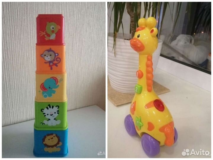 Развивающая перамида, формочки