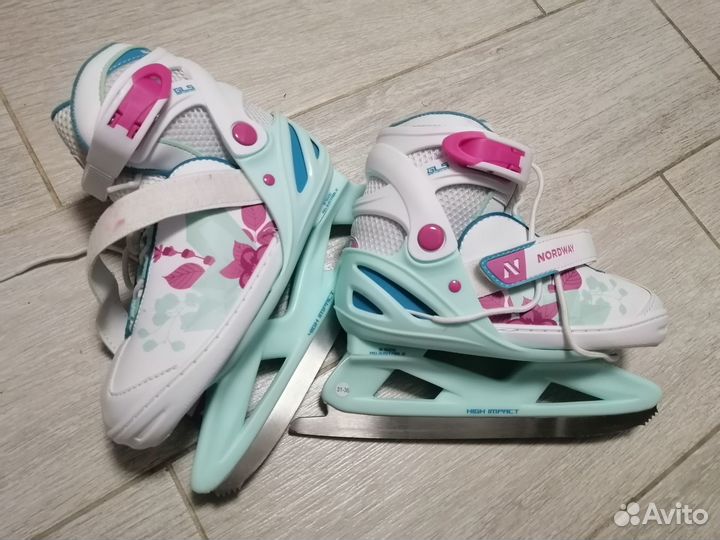 Коньки Nordway раздвижные р 31-36