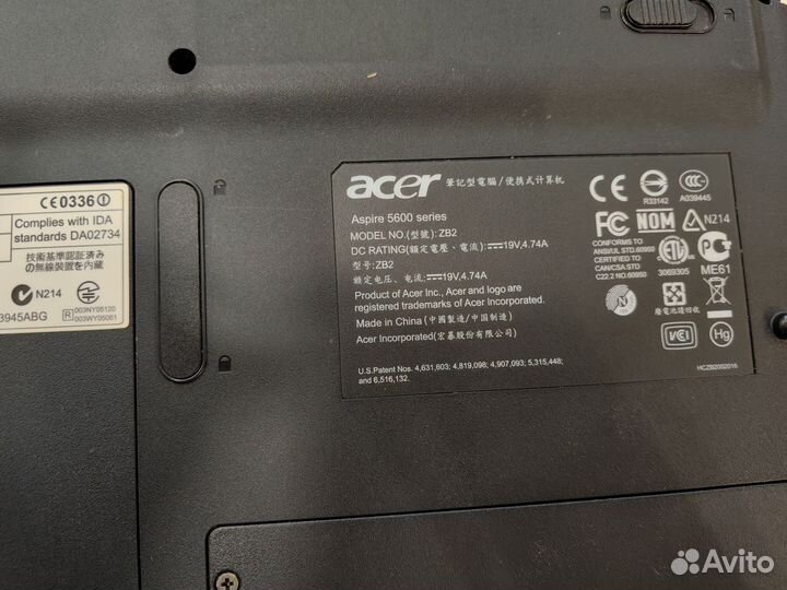 Acer Aspire 5600AWL Mi