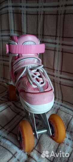 Роликовые коньки детские 2 в 1
