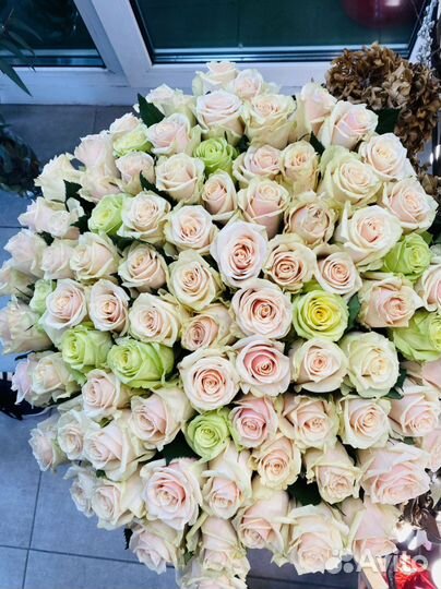 Цветы, букеты, Розы 80,90 см с доставкой