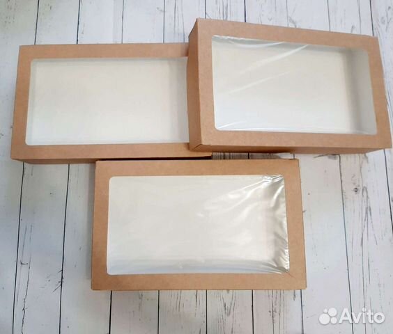 Крафт коробка подарочная