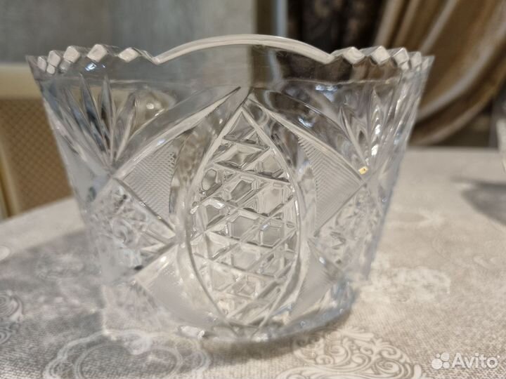 Салатник хрустальный