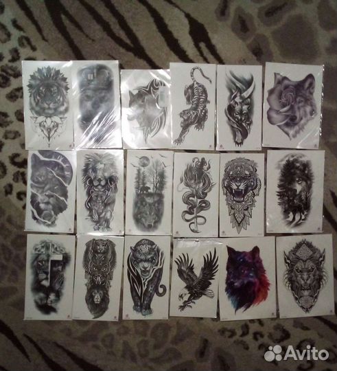 Татуировка наклейка временная