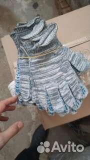 Перчатки хб с пвх