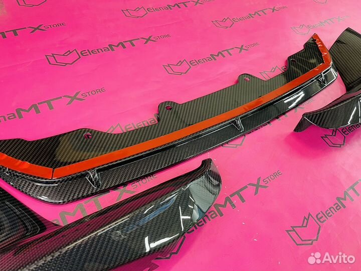 Сплиттер BMW M5 F90 дорест сухой карбон