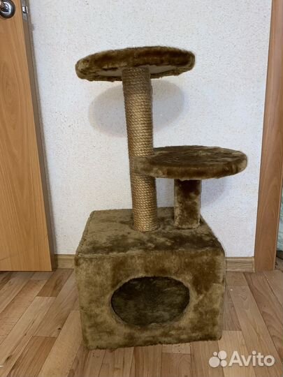 Когтеточка домик для кошки бу