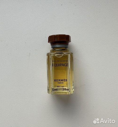 Hermes equipage eau de toilette 10 мл винтаж