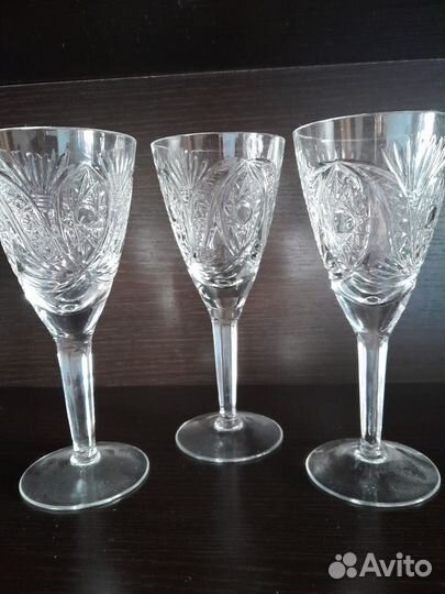 Хрустальные фужеры СССР