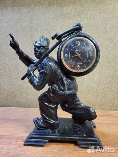 Часы настольные Касли чугун