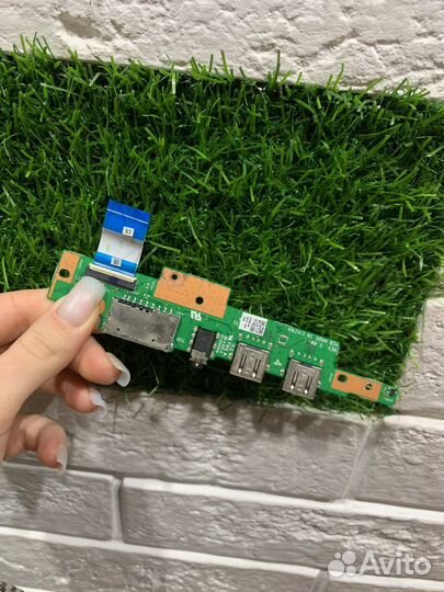 Плата USB audio разъемов Asus X505