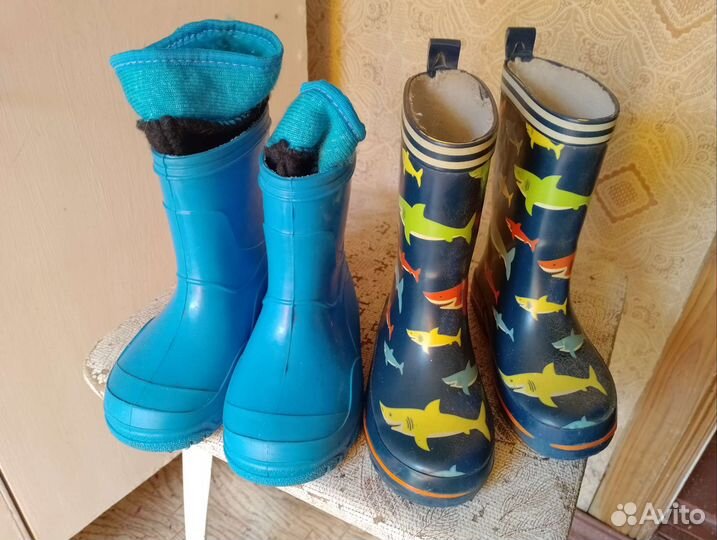 Детские резиновые сапоги 23 и 24 размер