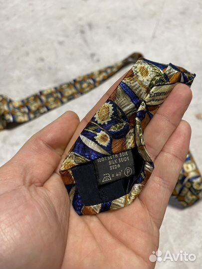 Ermenegildo zegna monogram tie галстук шелк