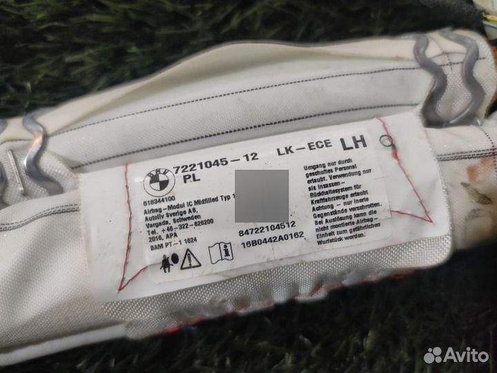 Шторка безопасности/айрбэг левая Bmw 330Dx F30/F31