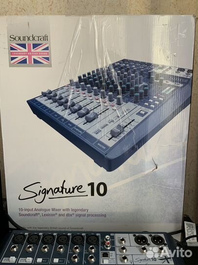 Микшерный пульт soundcraft 10 signature