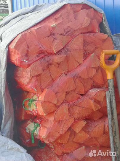 Дрова берёза сухие в сетках