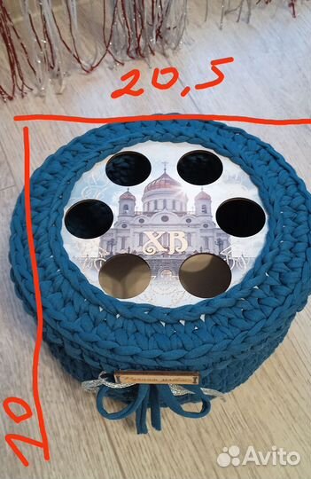 Пасхальная корзина ручной работы