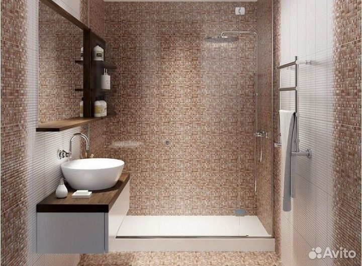 Hammam Tile Relief Brown 20x44 (Хамман Плитка Рель