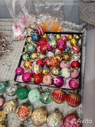 Новогодние игрушки СССР разные