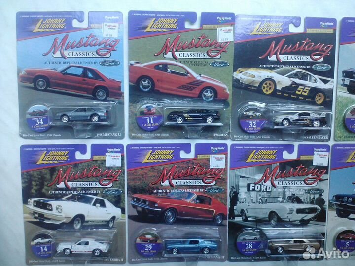 Johnny Lightning Mustang Classics и другие